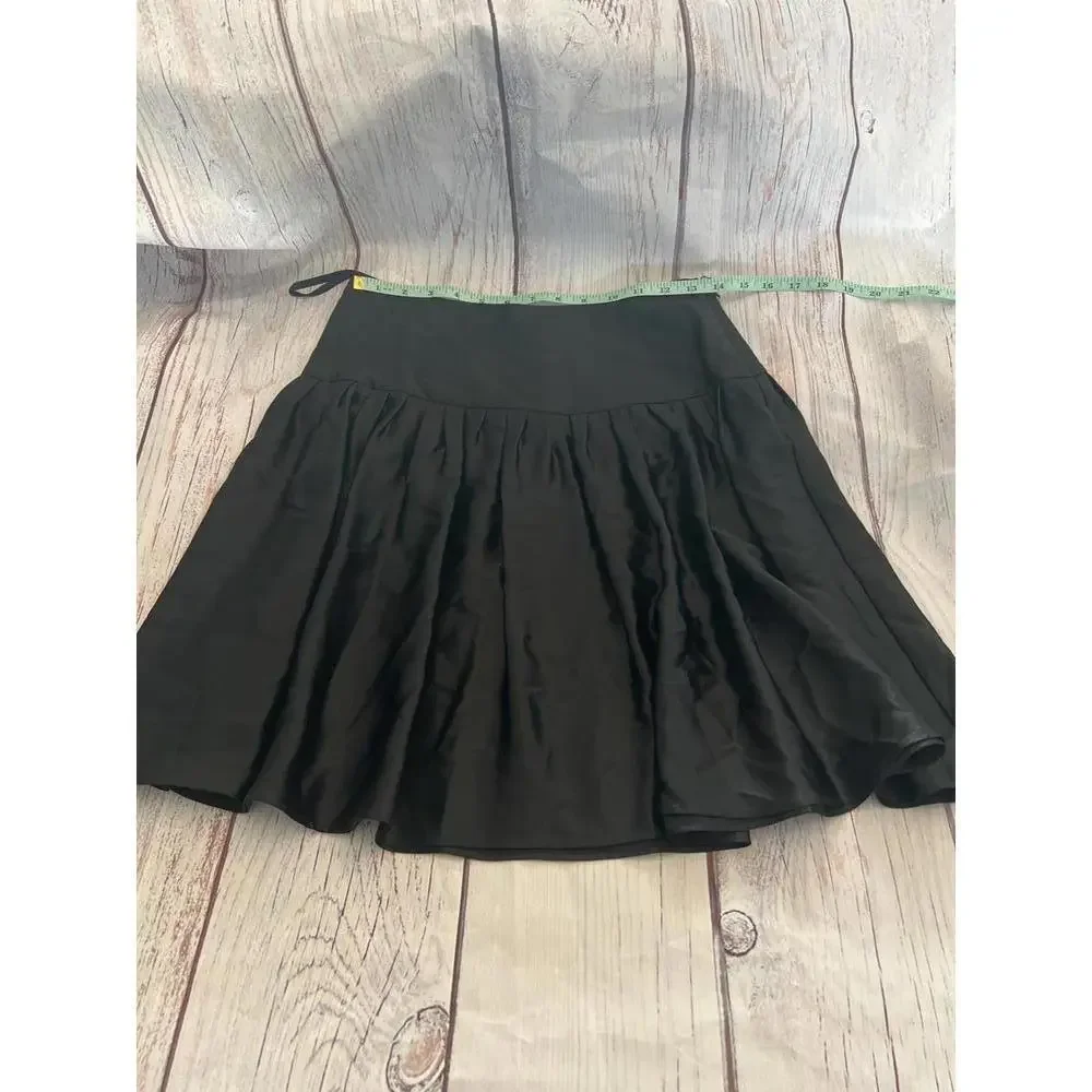 Express Women's Black Flared Skirt - Size 0 - Picture 1 of 3